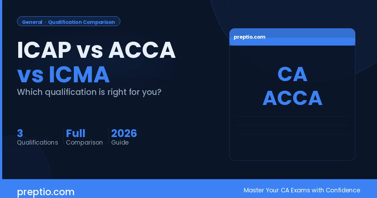 ICAP vs ACCA vs ICMA โ Which Accounting Qualification is Right for You?
